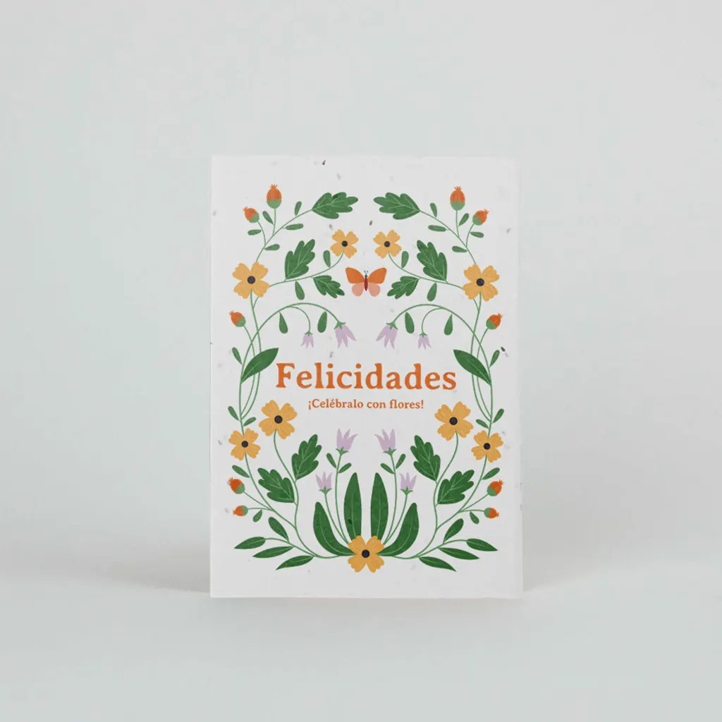 Postal plantable para acompañar los regalos más especiales