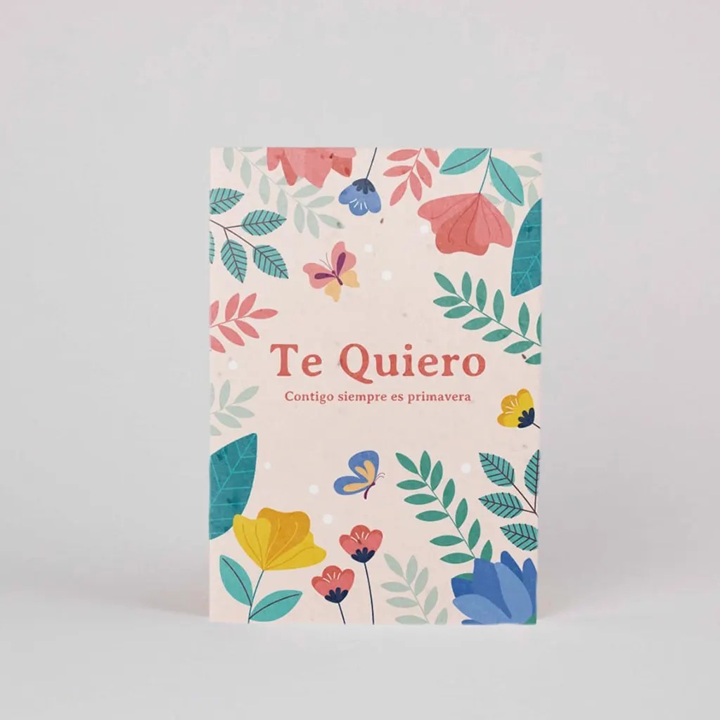 Postal plantable para acompañar los regalos más especiales